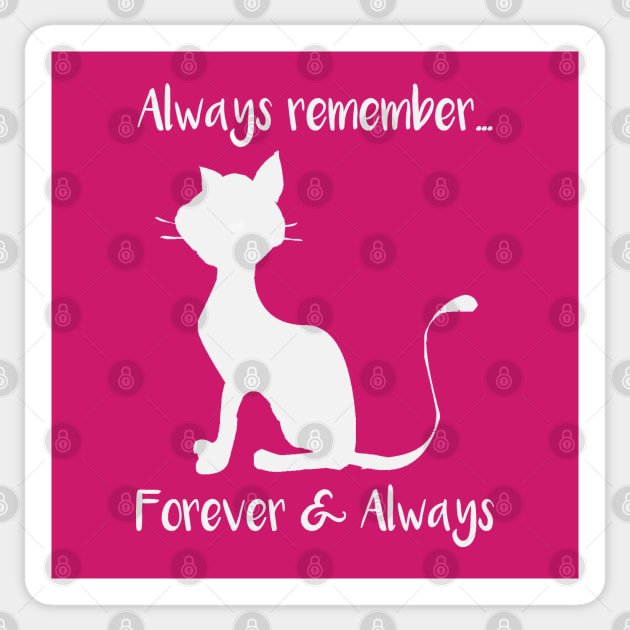 Cat Lovers unconditional Love Quote Sticker by PlanetMonkey